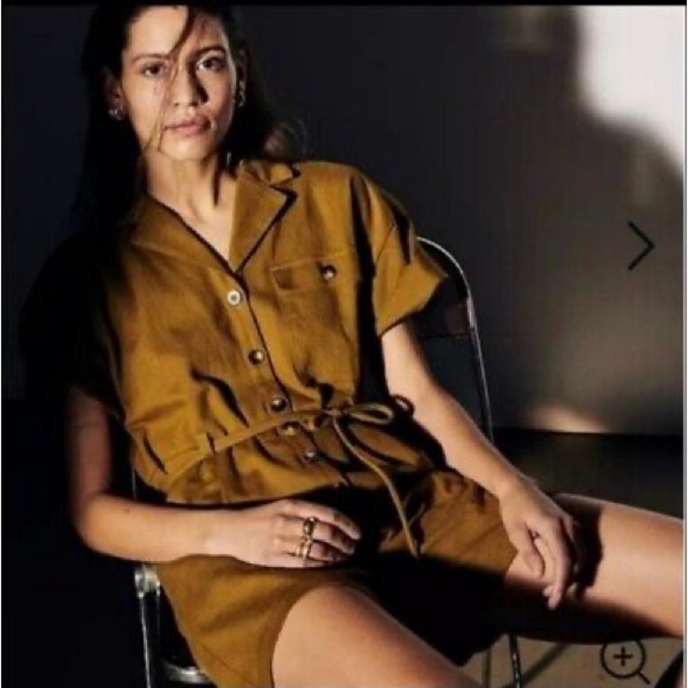 Madewell Belted Safari Romper